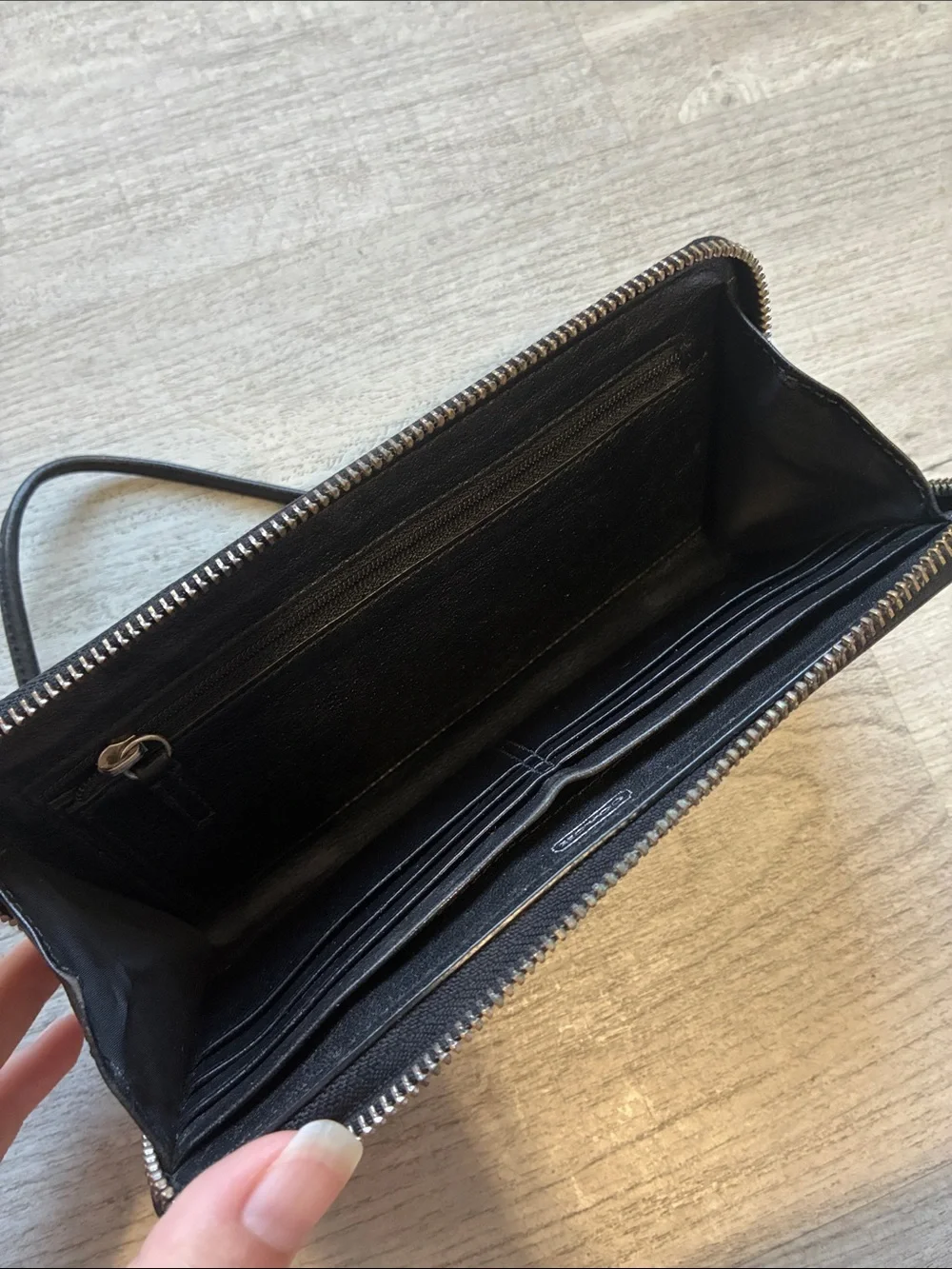 Coach wristlet signature